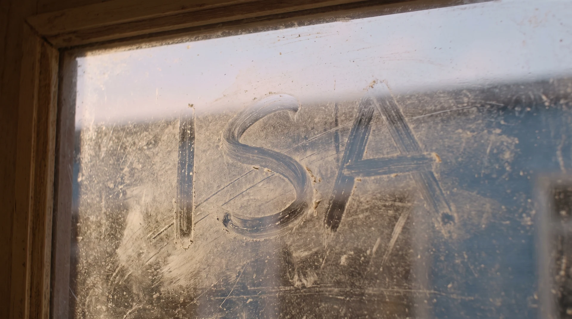 Selected Higgsfield opening reference with ISA traced through dust on the shop glass.