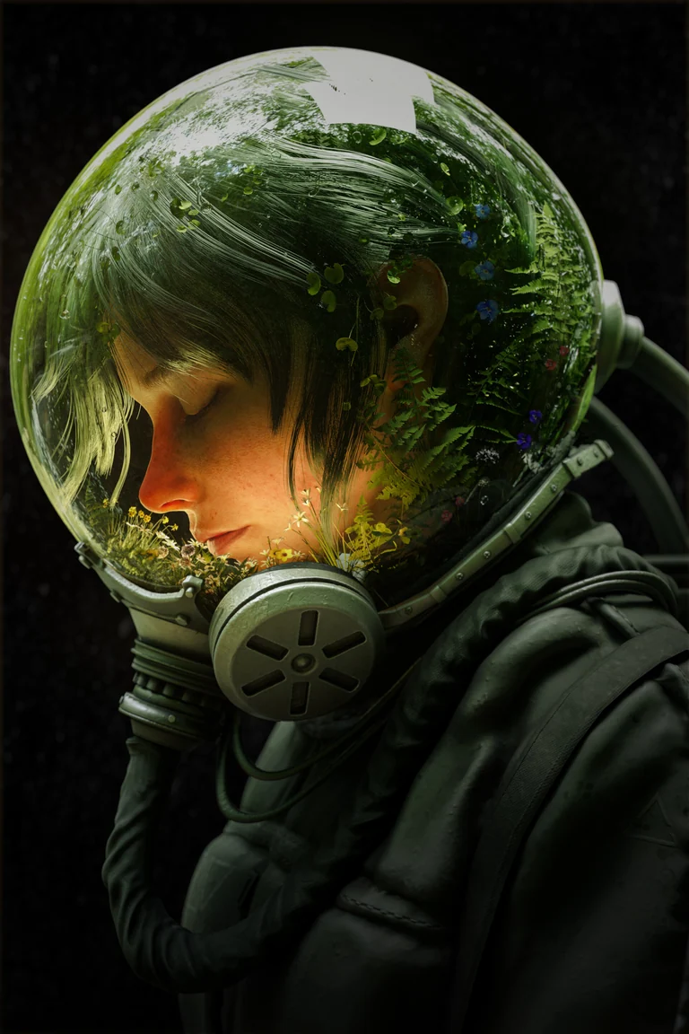 Green Girl - Illustration portfolio work